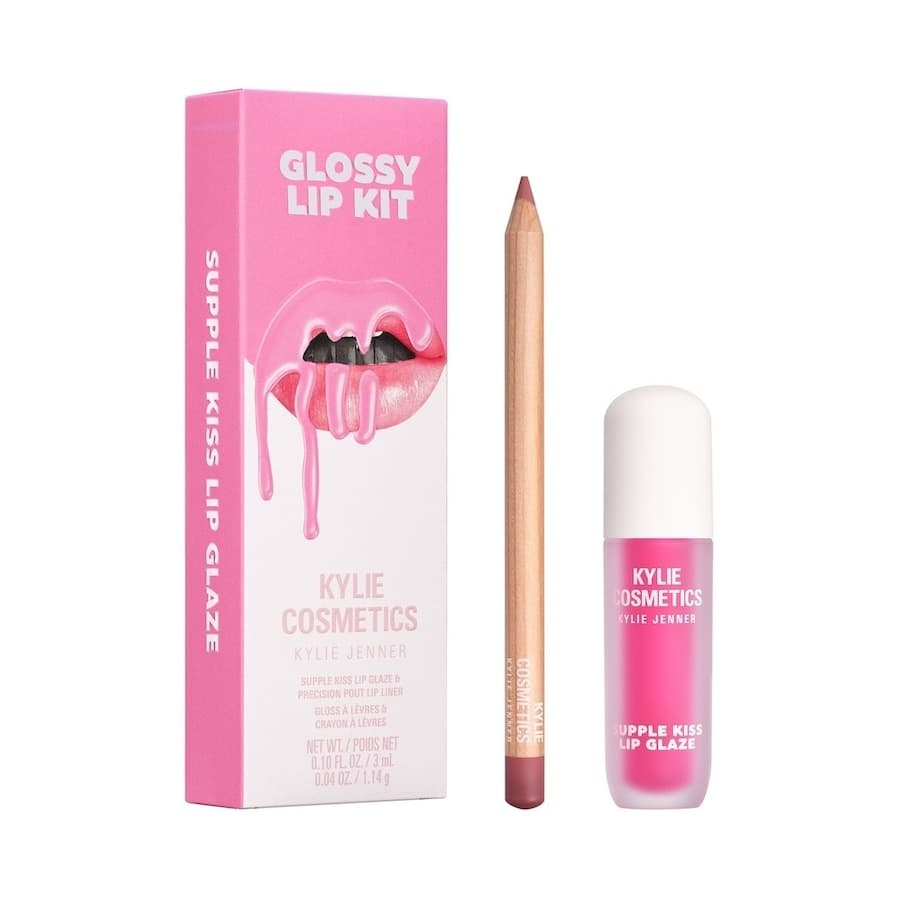 Kylie Cosmetics Glossy Lip Kit - Comes Naturally Zestawy do makijażu ust 1 ct 811 - CANDY PINK