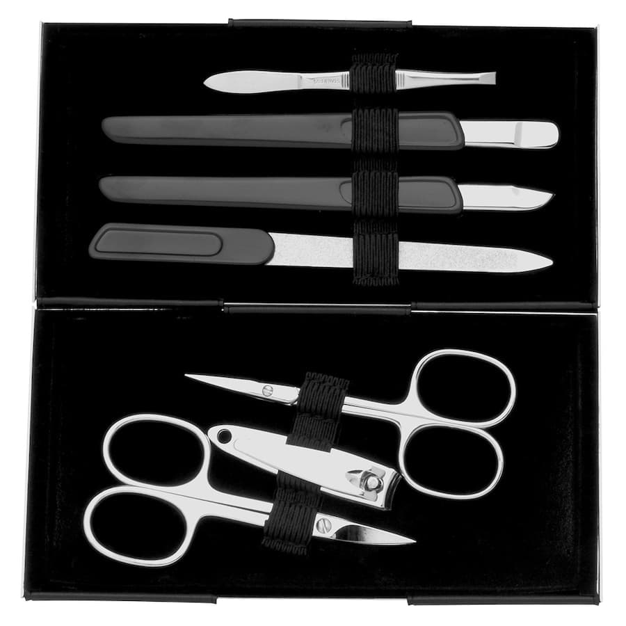 "Magic Box" Manicure Case, silver shiny,. Kuferki do makijażu 1 ct