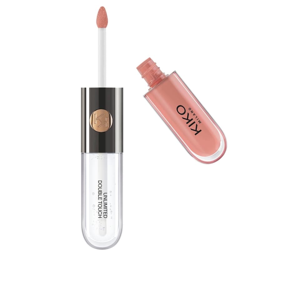 Unlimited Double Touch długotrwała szminka w płynie z połyskiem odcień 102 Satin Rosy Beige