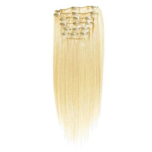 Fashiongirl Doczepiane Włosy Clip In - 65 cm - #60 Platynowy Blond Przedłużanie włosów 1 ct Nude