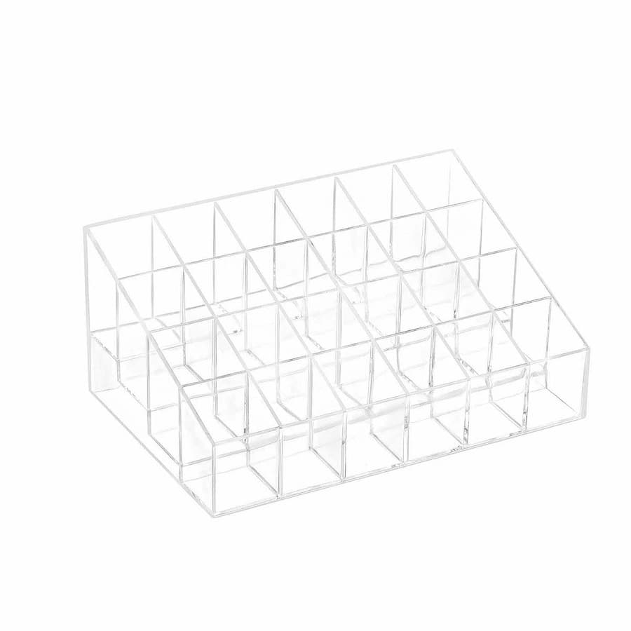 UNIQ Organizer na Kosmetyki i Makijaż z Akrylu - 24 Przegródki Kuferki do makijażu 1 ct