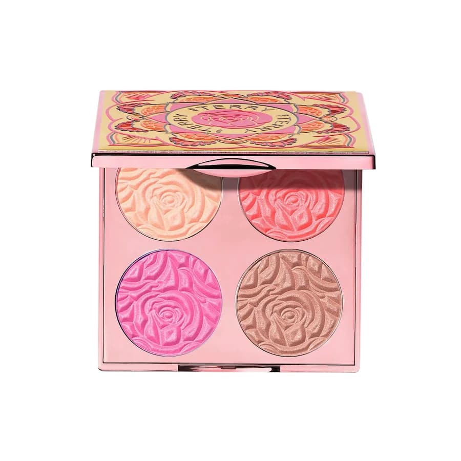 Baume de Rose By Terry Paleta rozświetlaczy i róży BRIGHTENING CC PALETTE BEACH BOMB Rozświetlacze 1 ct
