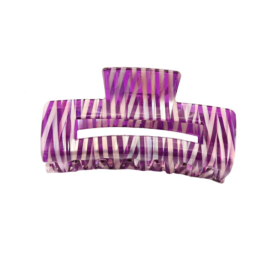 Chris Rubin Ruby Klamra do Włosów - Chromatic Purple Klamry i spinki do włosów 1 ct Srebrny Damski
