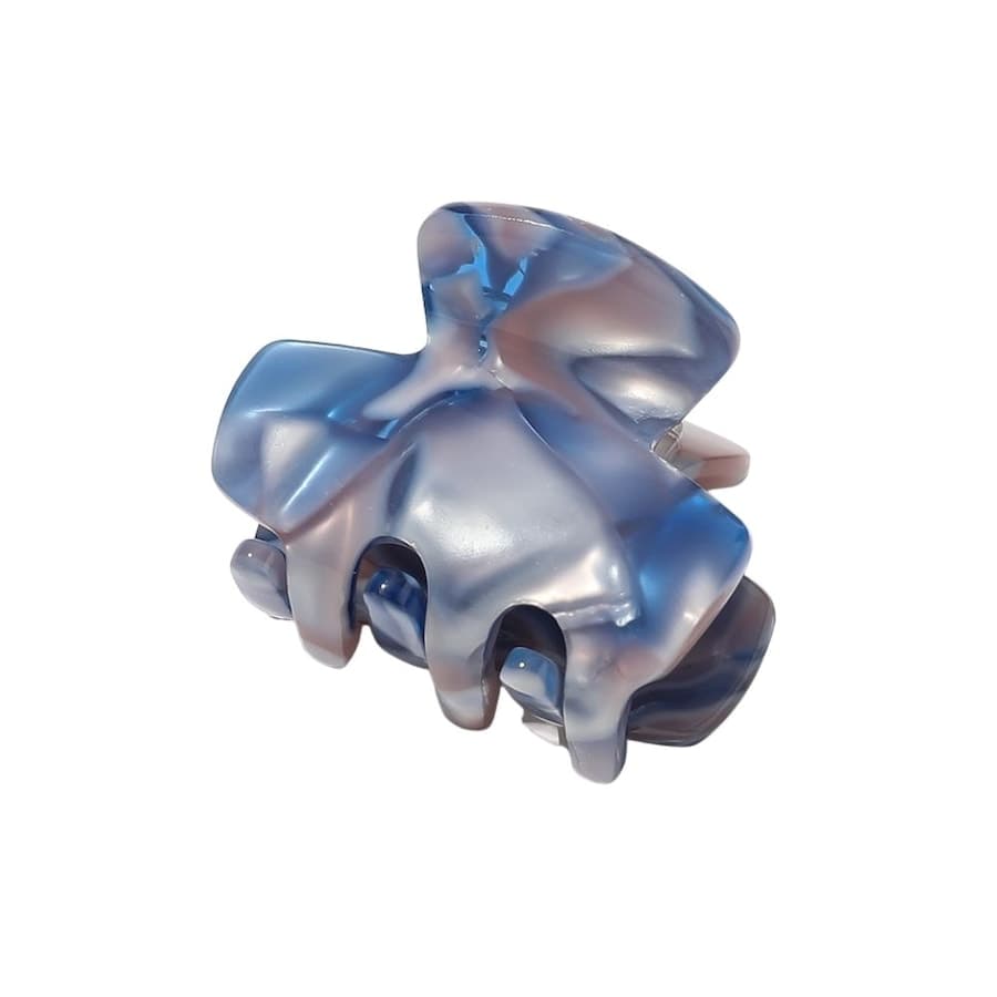 SOHO SOHO Loa Mini Hair Clip Blush - Mała klamra do włosów Pink Marble (3,5 cm) Klamry i spinki do włosów 1 ct Szary Damski