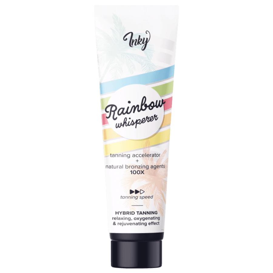 Rainbow Whisperer przyspieszacz opalania do lamp hybrydowych z ekstraktem z ametystu i hibiskusa Ochrona przeciwsłoneczna