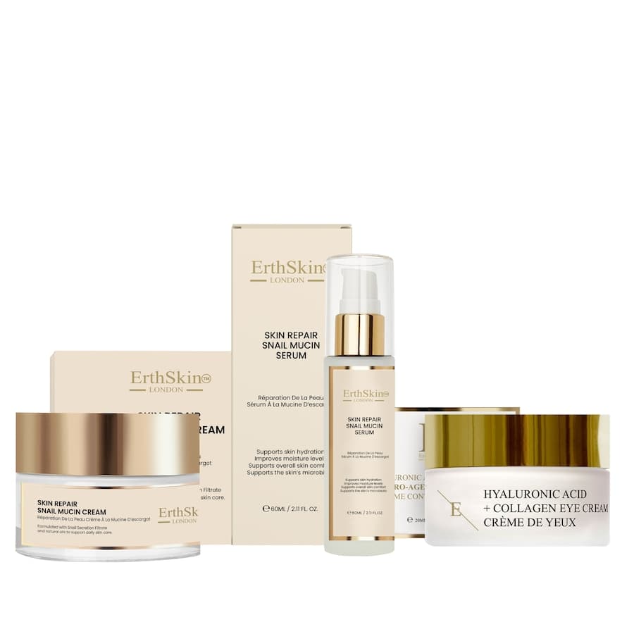 Krem ze ślimakiem do naprawy skóry + Serum ze ślimakiem + Krem pod oczy Pro Age Zestawy do pielęgnacji oczu 1 ct