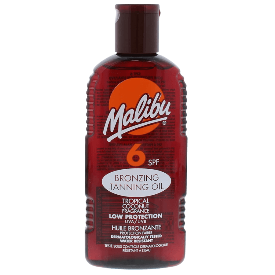 Bronzing Tanning Oil olejek do opalania brązujący tropikalny kokos SPF6 Ochrona przeciwsłoneczna