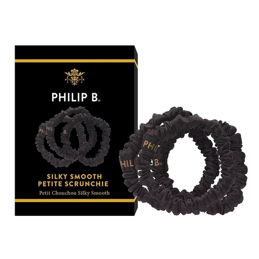 Petite Black Scrunchie Gumki do włosów 1 ct