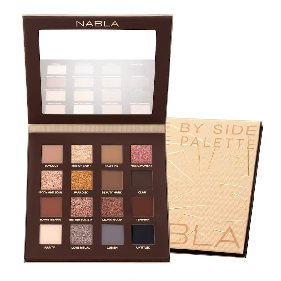 Nabla - Side By Side Nude Palette - Paleta Cieni Do Powiek - Eyeshadow Palette Side By Side Nude - Dla Kobiet