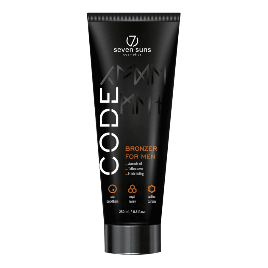 Bronzer do opalania dla mężczyzn z dha i olejem awokado Samoopalacze Męskie