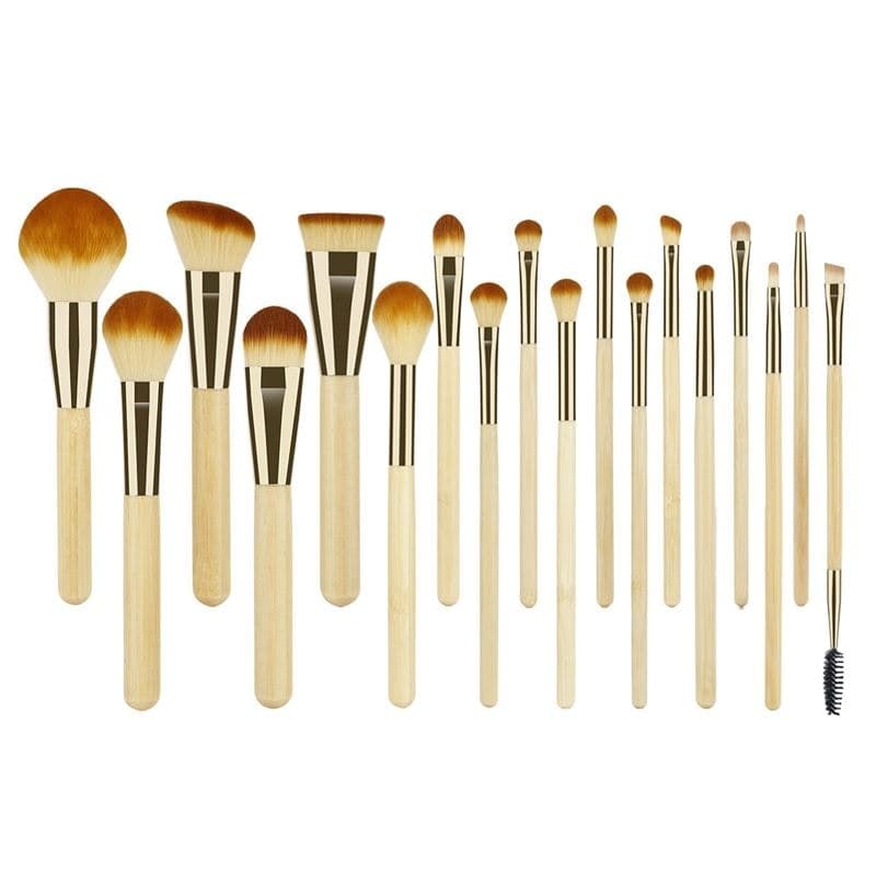 Golden Bamboo Zestaw pędzli do makijażu Zestawy pędzli do makijażu 1 ct