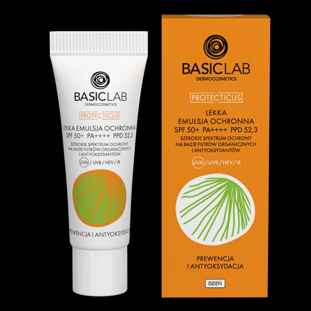 Lekka emulsja ochronna SPF 50+ PPD 52,3 Prewencja i Antyoksydacja