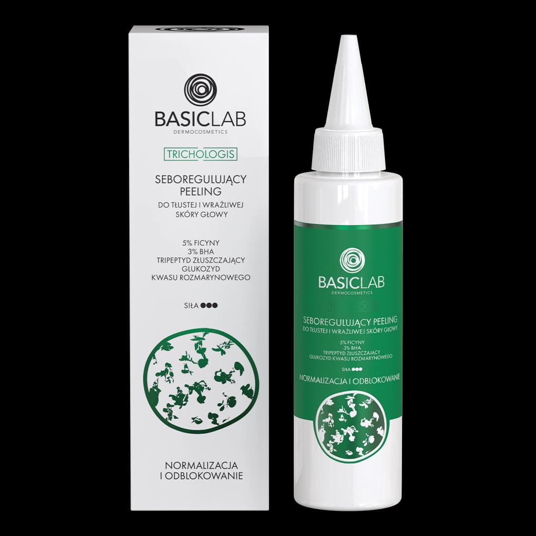 Dermocosmetics Trichologis serum peelingujące o działaniu złuszczającym do tłustej skóry głowy