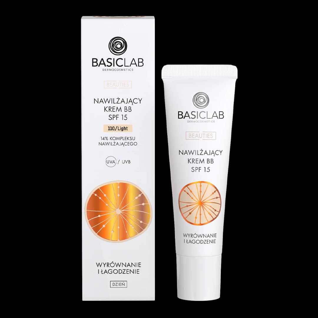 Nawilżający krem BB SPF 15, Wyrównanie i Łagodzenie, 110/Light