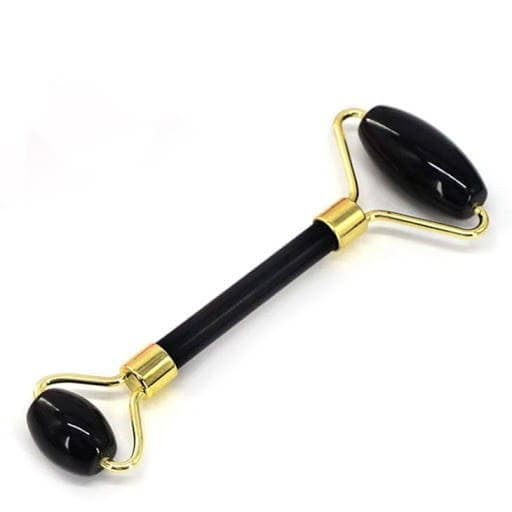 Roller Premium do masażu twarzy — obsydian