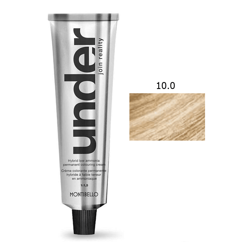Under | Profesjonalna wegańska farba do włosów 10.0 - naturalny platynowy blond