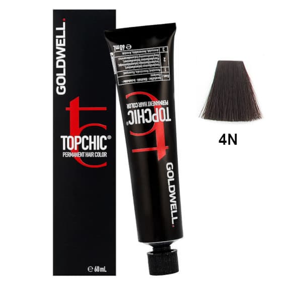 Topchic Permanent Hair Color farba do włosów odcień 4 N