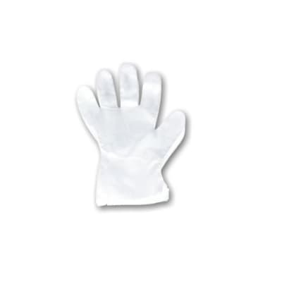 Gloves | Rękawiczki jednorazowe, foliowe, białe - ()