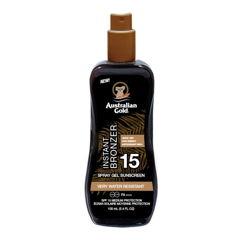 SPF15 Spray Gel Bronzer | Spray do opalania z bronzerem