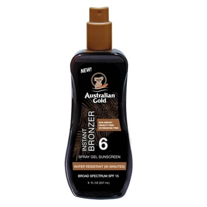 SPF 6 Spray Gel Bronzer | Spray do opalania z bronzerem