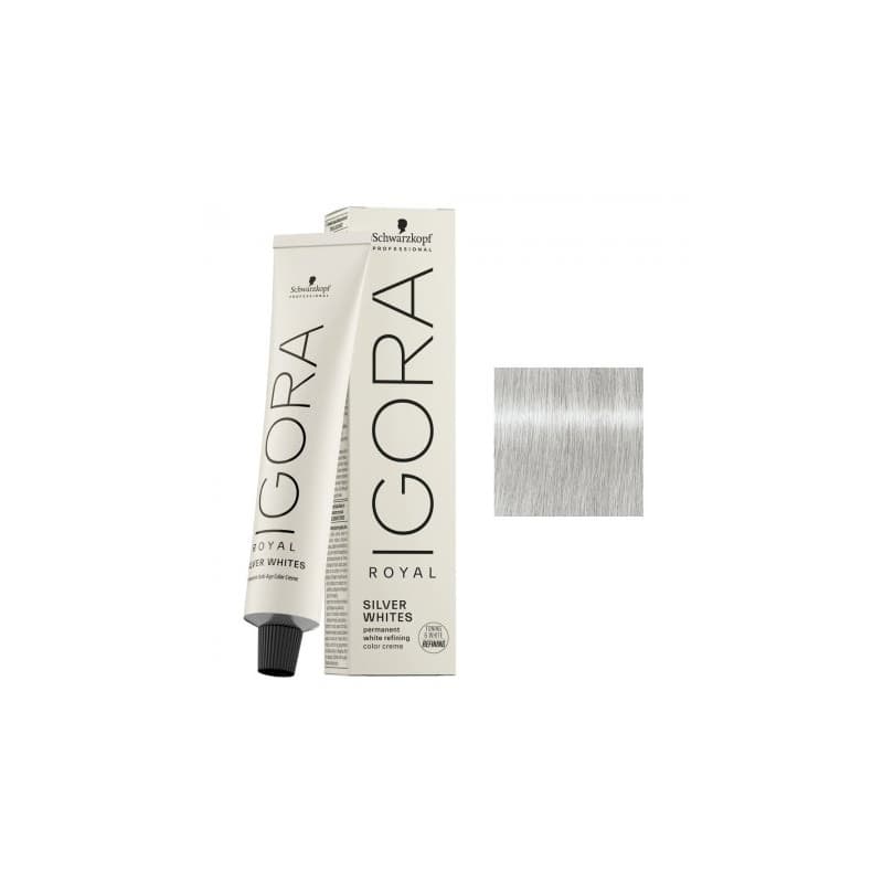 IGORA ROYAL Absolutes Silver White Farba do srebrnych włosów - Silver
