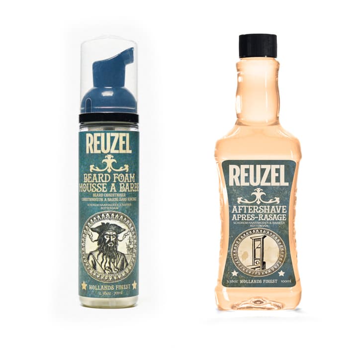 Beard Foam and After Shave | Zestaw do pielęgnacji brody i skóry po goleniu: pianka do brody + płyn po goleniu