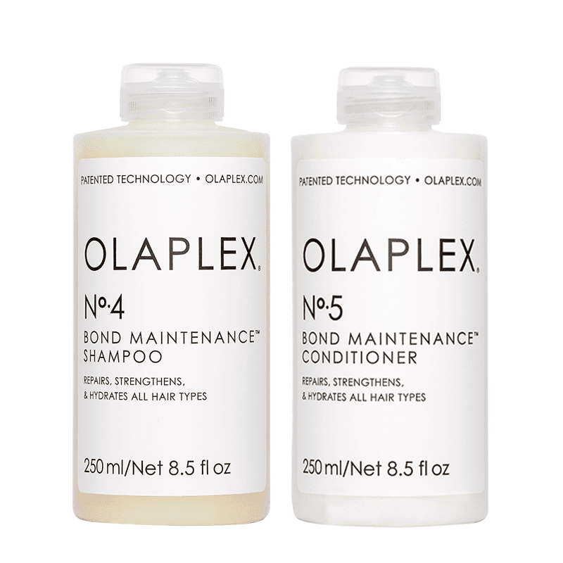 Bond Maintenance | Zestaw: Olaplex No. 4 szampon odbudowujący + Olaplex No. 5 odżywka odbudowująca