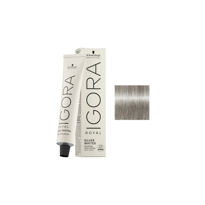 Igora Silver Whites | Farba do włosów siwych - kolor Dove Grey - gołębio-szary