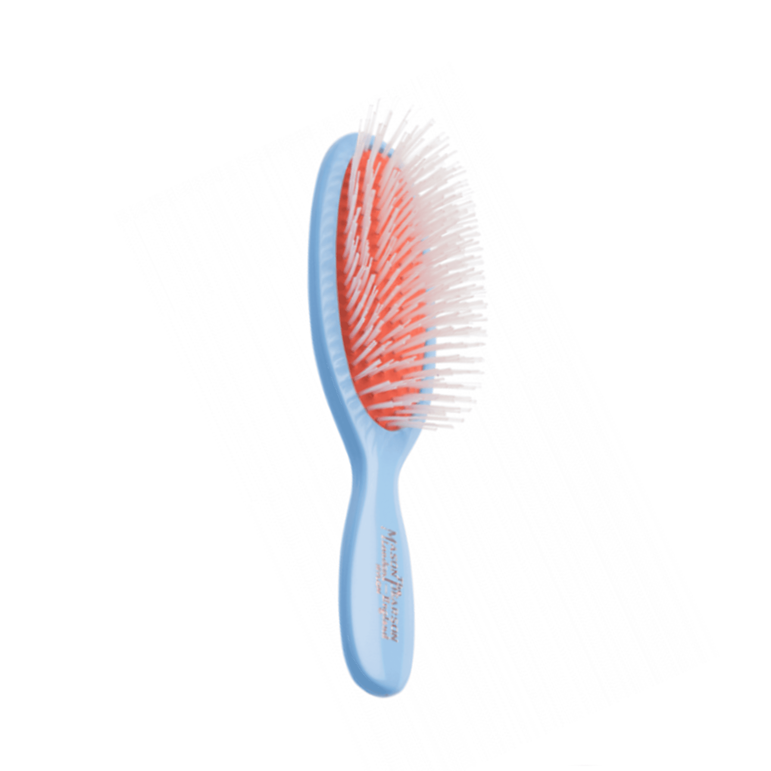 Pocket Nylon Brush (N4) – Kieszonkowa szczotka nylonowa – Blue – do grubych i gęstych włosów