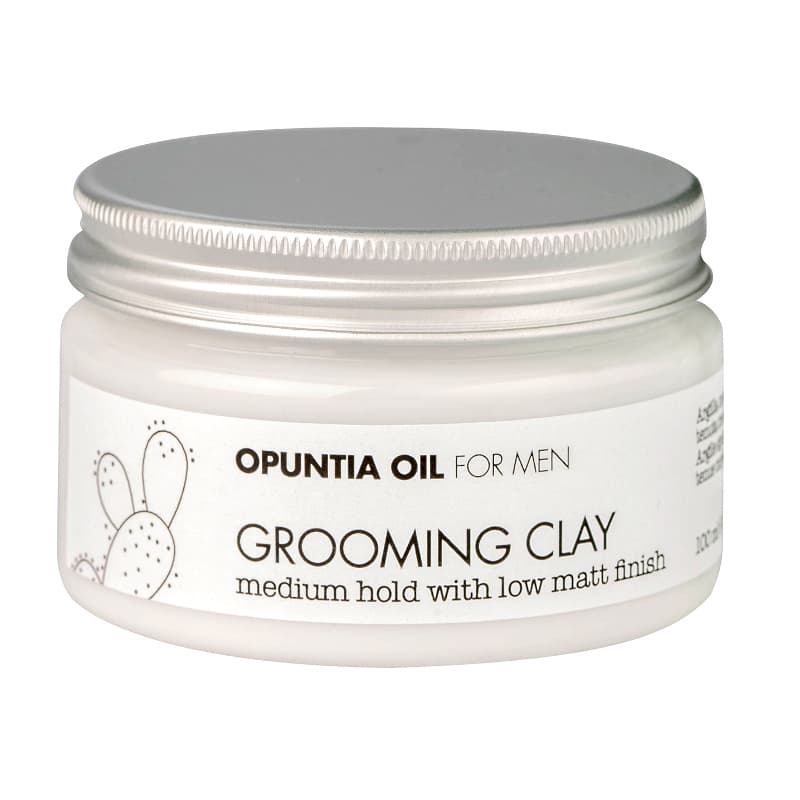 Opuntia Oil for Men Grooming Clay | Glinka modelująca, średnie utrwalenie i matowe wykończenie