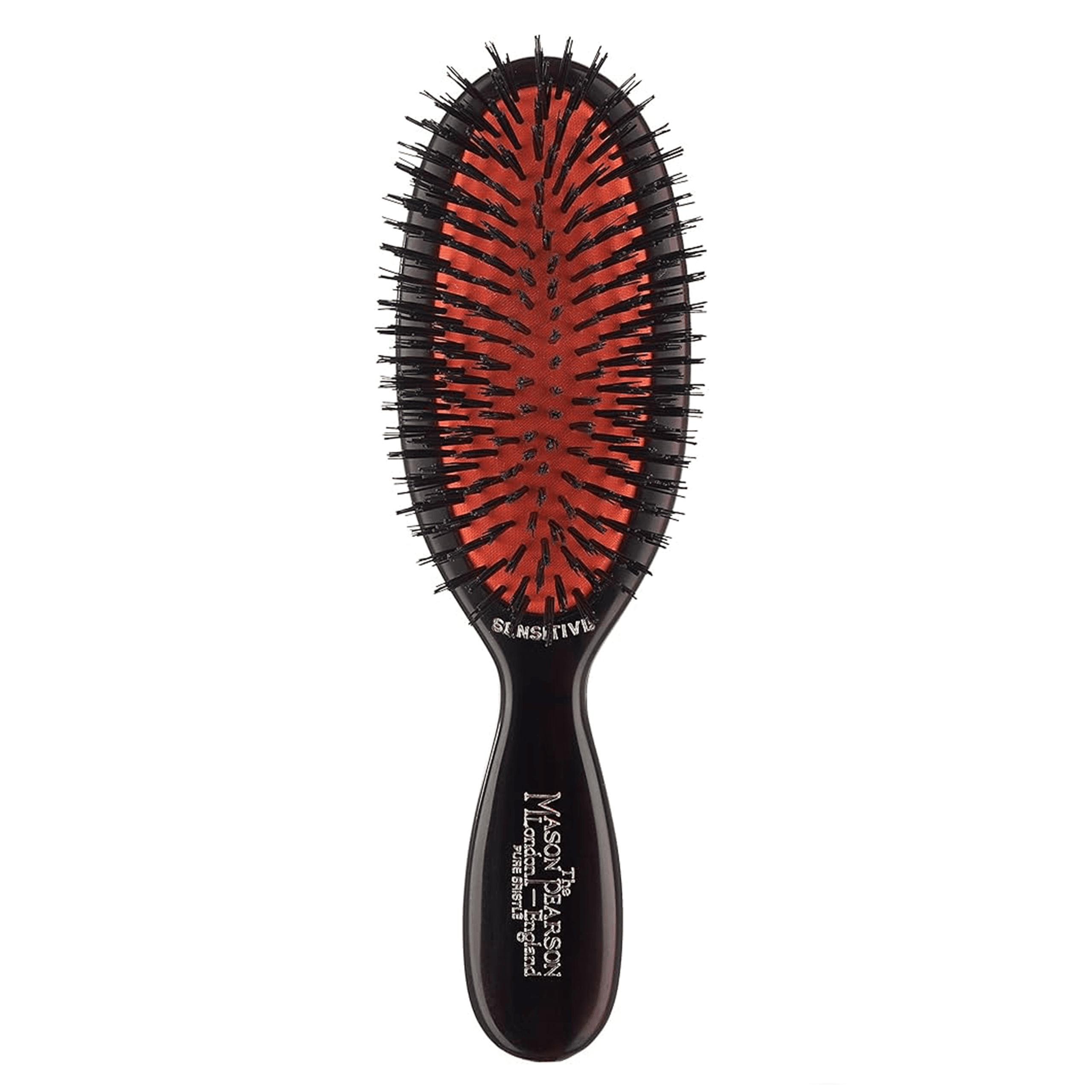 Pocket Bristle Sensitive Brush (SB4) - Dark Ruby | Szczotka do włosów z naturalnym włosiem do delikatnej skóry głowy