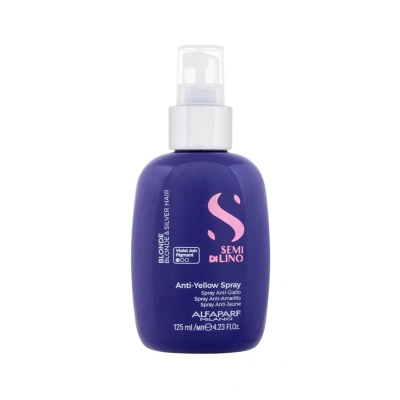Semi Di Lino Intense Blonde Anti-Yellow Low | Spray do włosów blond i siwych