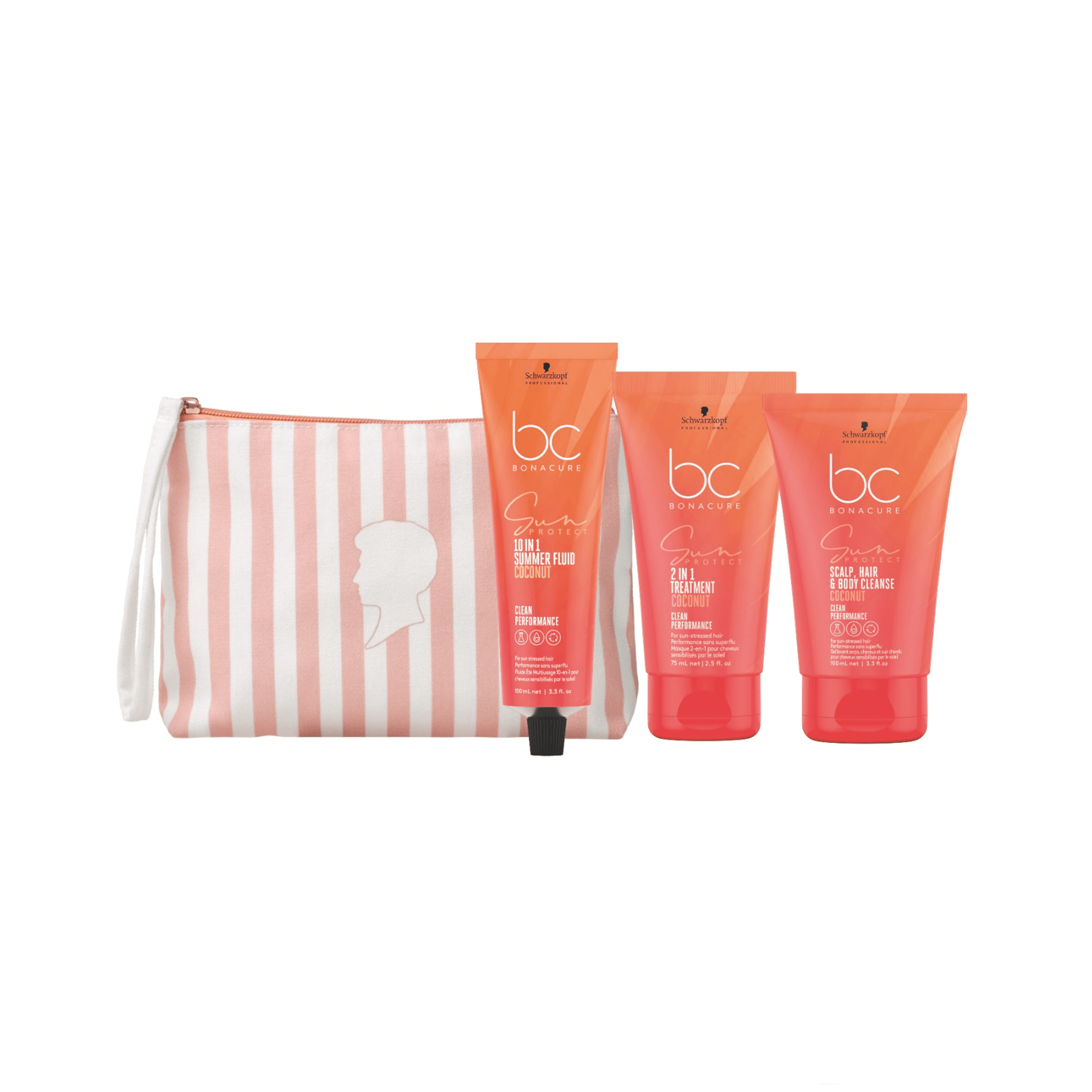 BC Sun Protect | Zestaw pielęgnujący włosy po ekspozycji na słońce: szampon + maska + spray ochronny