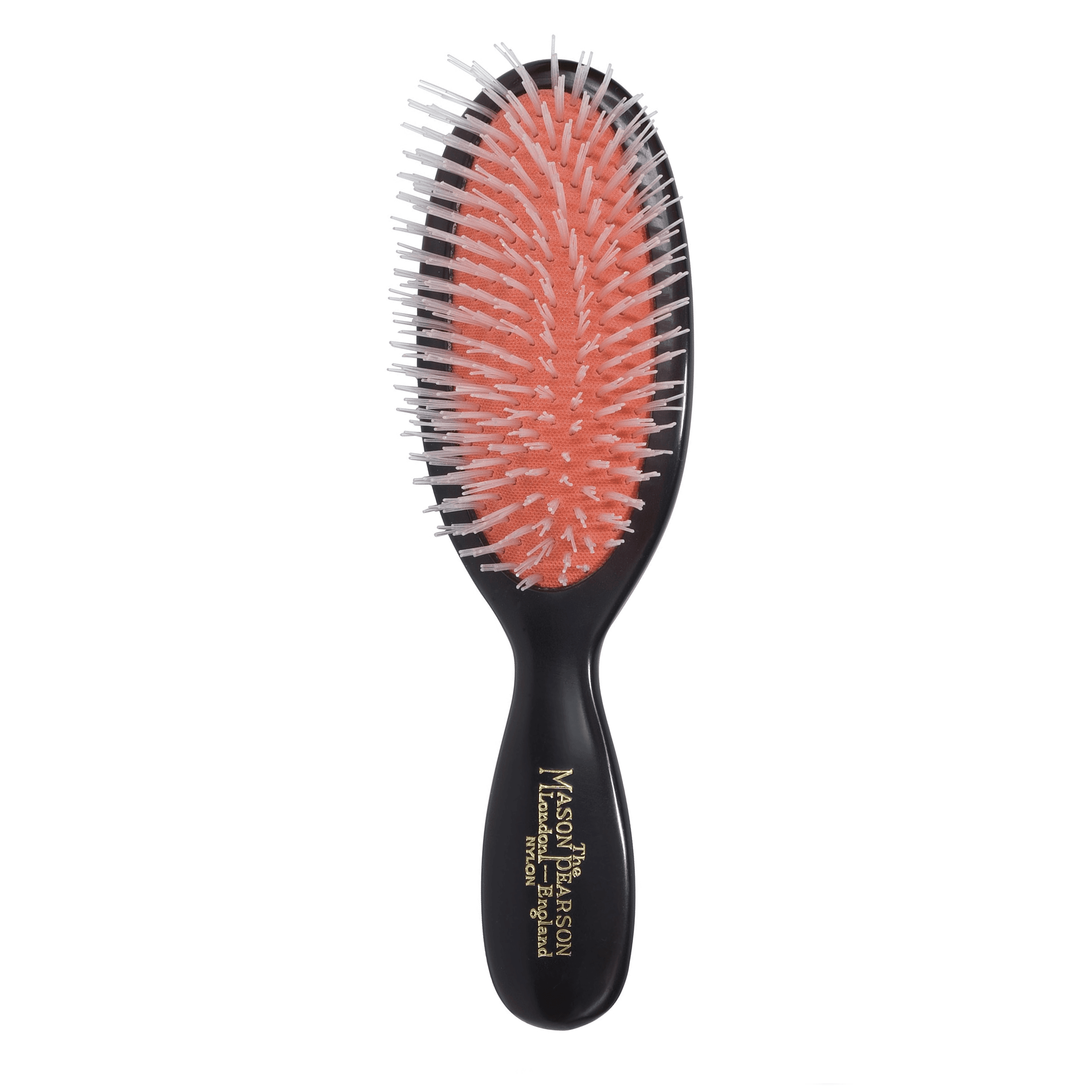 Pocket Nylon Brush (N4) - Dark Ruby | Szczotka do włosów z nylonowym włosiem do rozczesywania