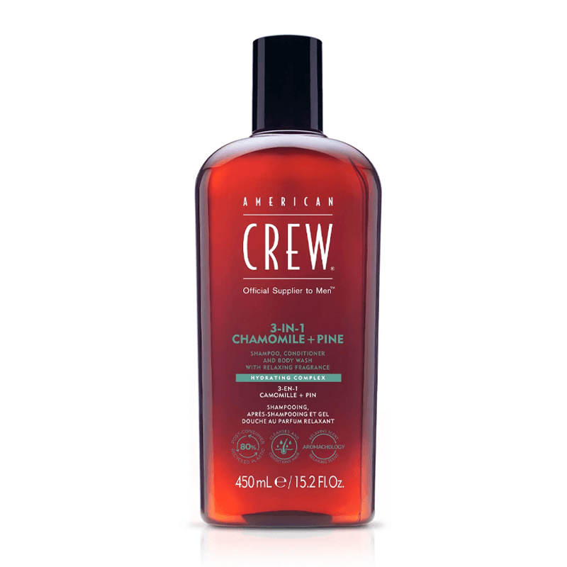 Classic 3-in-1 Chamomile&Pine | Szampon, odżywka i żel pod prysznic dla mężczyzn