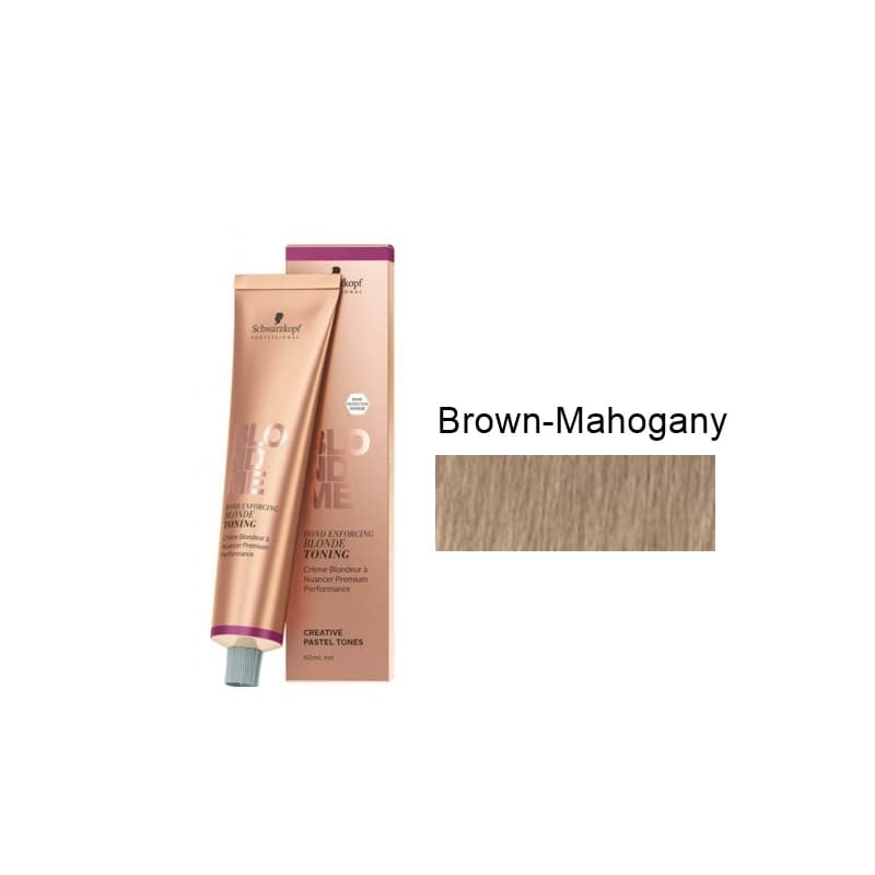 BlondMe Pastel Toning | Pastelowa baza tonująca w kremie - kolor Brown-Mahogany (Czekoladowo-Mahoniowy)