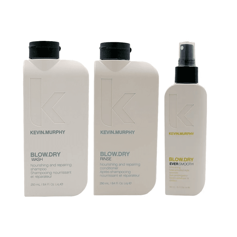 Mini rytuał regenerująco-wygładzający: szampon + odżywka + termoaktywny spray wygładzający