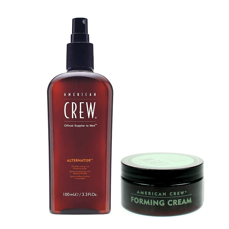 Alternator Finishing Spray + Forming Cream | Zestaw do elastycznej stylizacji: spray stylizujący + krem formujący
