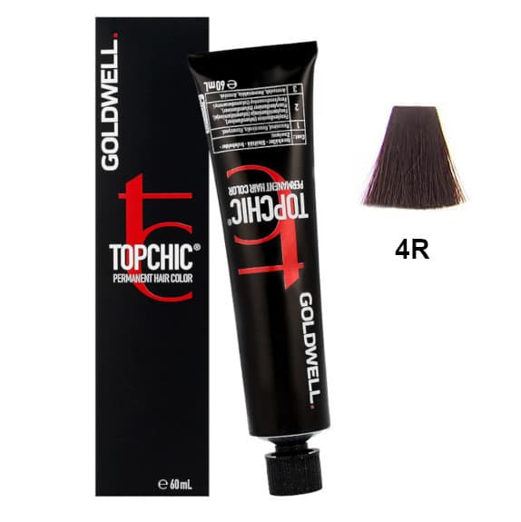 Topchic permanent hair color #4R