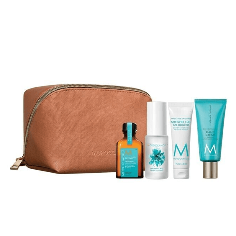 Body Travel Kit | Zestaw podróżny do pielęgnacji ciała: olejek + mgiełka + krem do ciała + żel pod prysznic