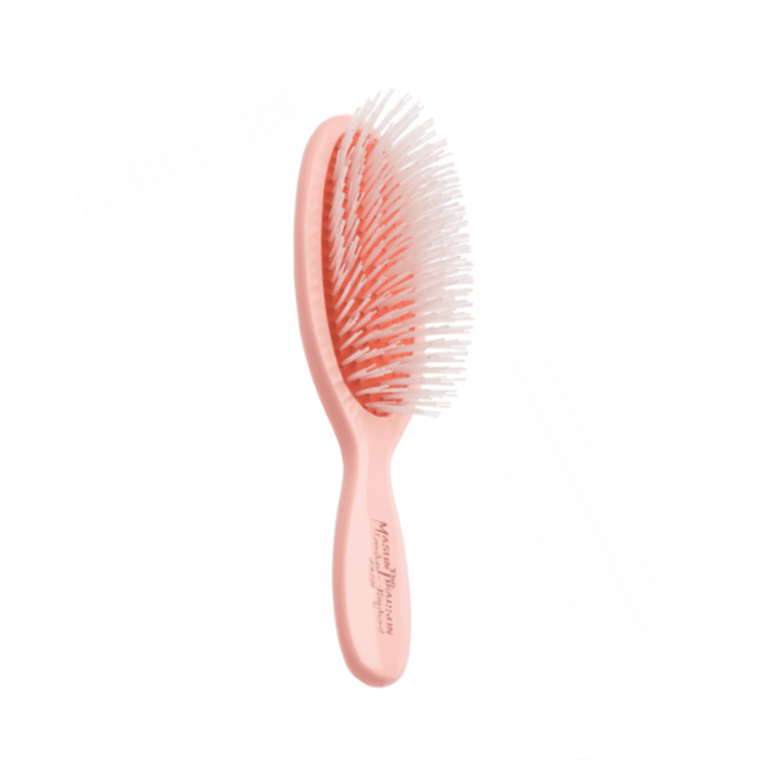 Pocket Nylon Brush (N4) – Kieszonkowa szczotka nylonowa – Pink – do grubych i gęstych włosów