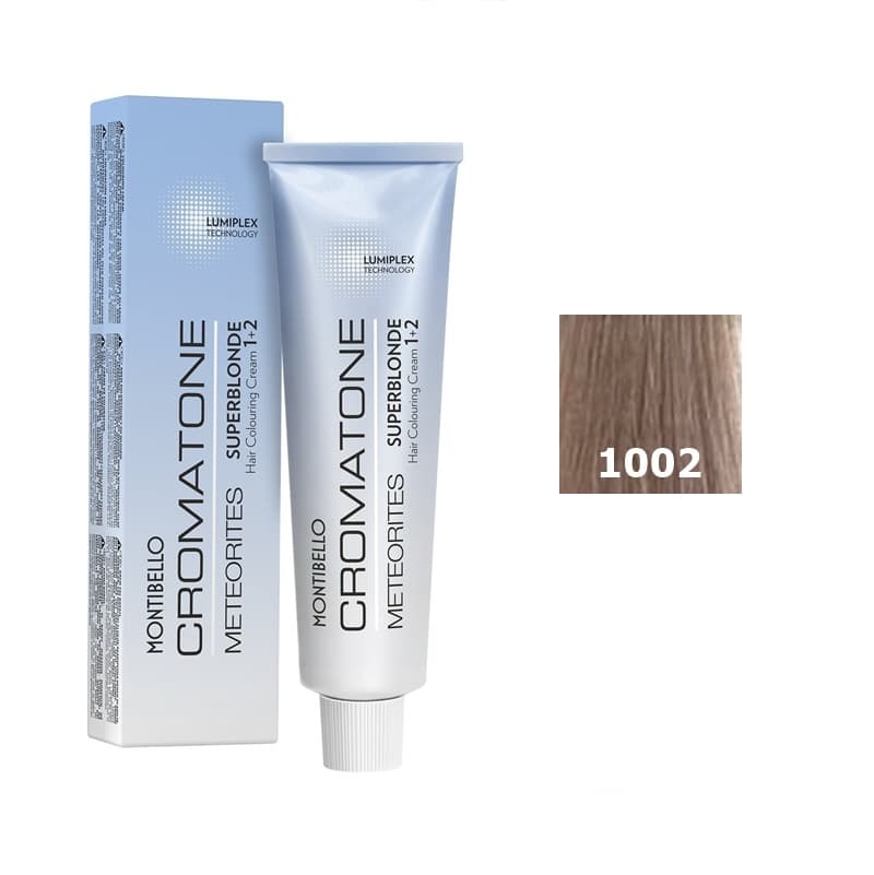 Cromatone Meteorites Super Blonde | Trwała farba do włosów kolor 1002 - perłowy super blond