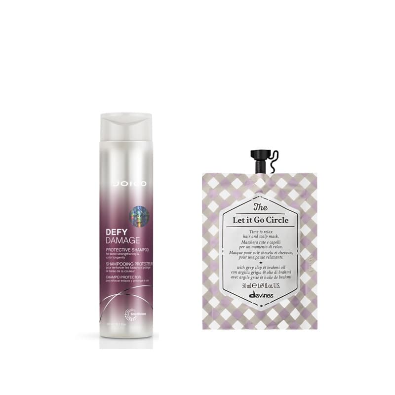 JOICO Defy Damage + Davines Let It Go Circle — zestaw ochronny