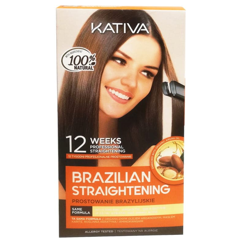 Alisado Brasileno Brazilian Straightening | Zestaw do keratynowego prostowania włosów: szampon przed zabiegiem + szampon po zabiegu + odżywka + maska prostująca