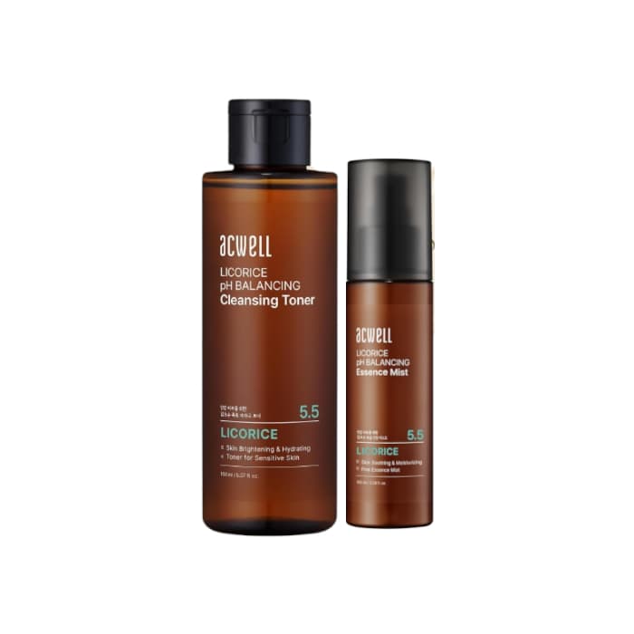 Licorice pH Balancing Cleansing Toner - + Essence Mist - Set