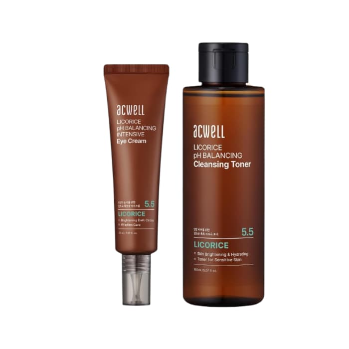 No5.5 Licorice pH Balancing Cleansing Toner - (.) + Licorice pH Balancing Intensive Eye Cream -.