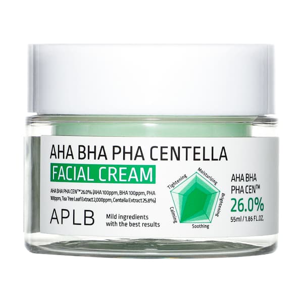 AHA BHA PHA Centella Facial Cream -