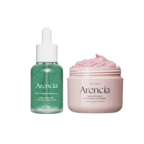 Fresh Royal Rosehip Rice Mochi Cleanser + Holy Hyssop Serum 12 — zestaw do twarzy