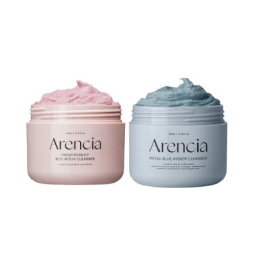 Royal Rosehip + Royal Blue Rice Mochi Cleanser — zestaw dwóch past do twarzy