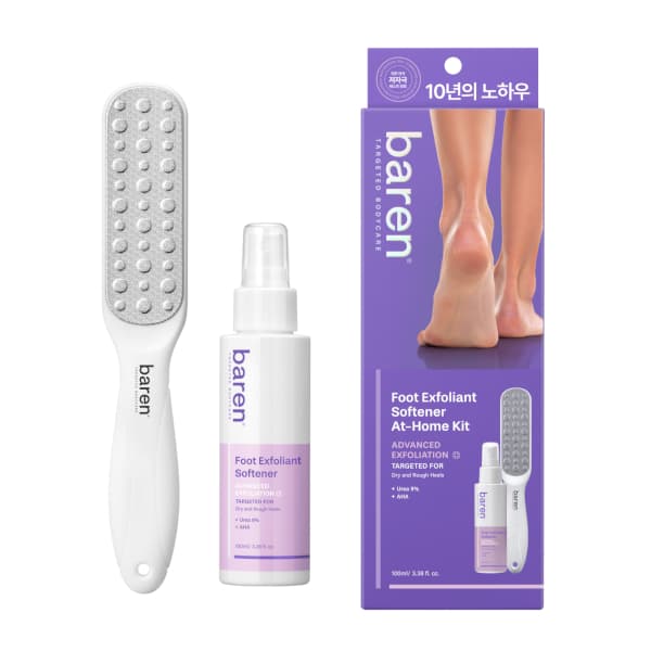 Foot Exfoliant Softener At Home Kit (Mist + Foot File) - 2ea
